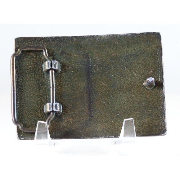 Belt Buckle Budweiser Beer 1970s Solid Brass Buckle Vintage - Picture 3 of 3